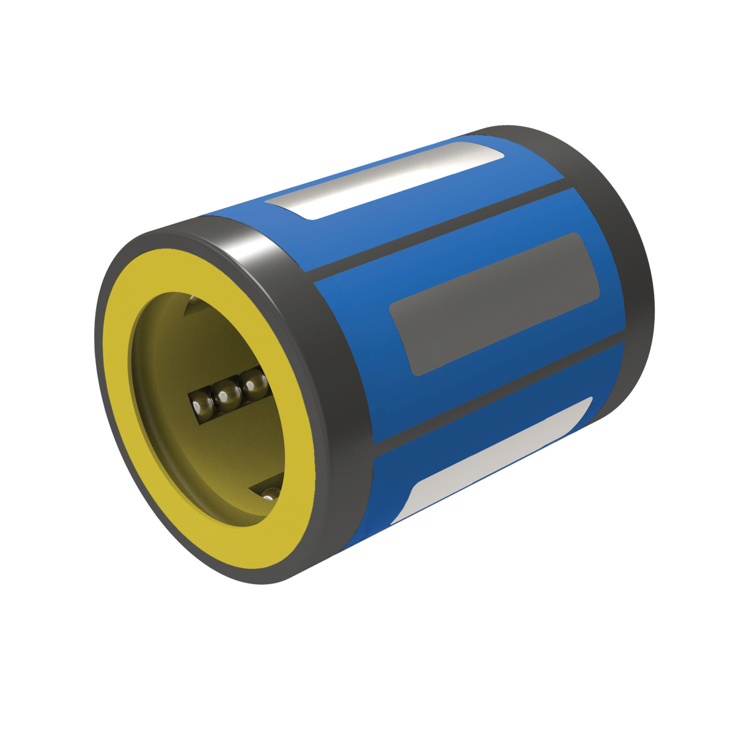 Compact Linear Ball Bushings Low cost, compact. Durable plastic body with corrosion resistant hardened steel raceway segments.