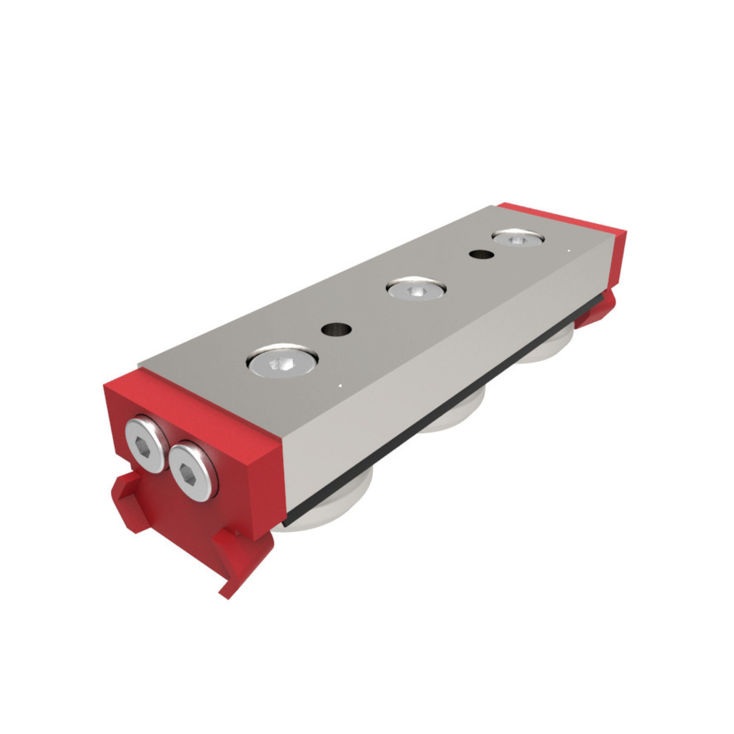 Heavy Duty Sliders - Size 43 Heavy duty compact rail sliders. Front fixing, size 43 with side seal.