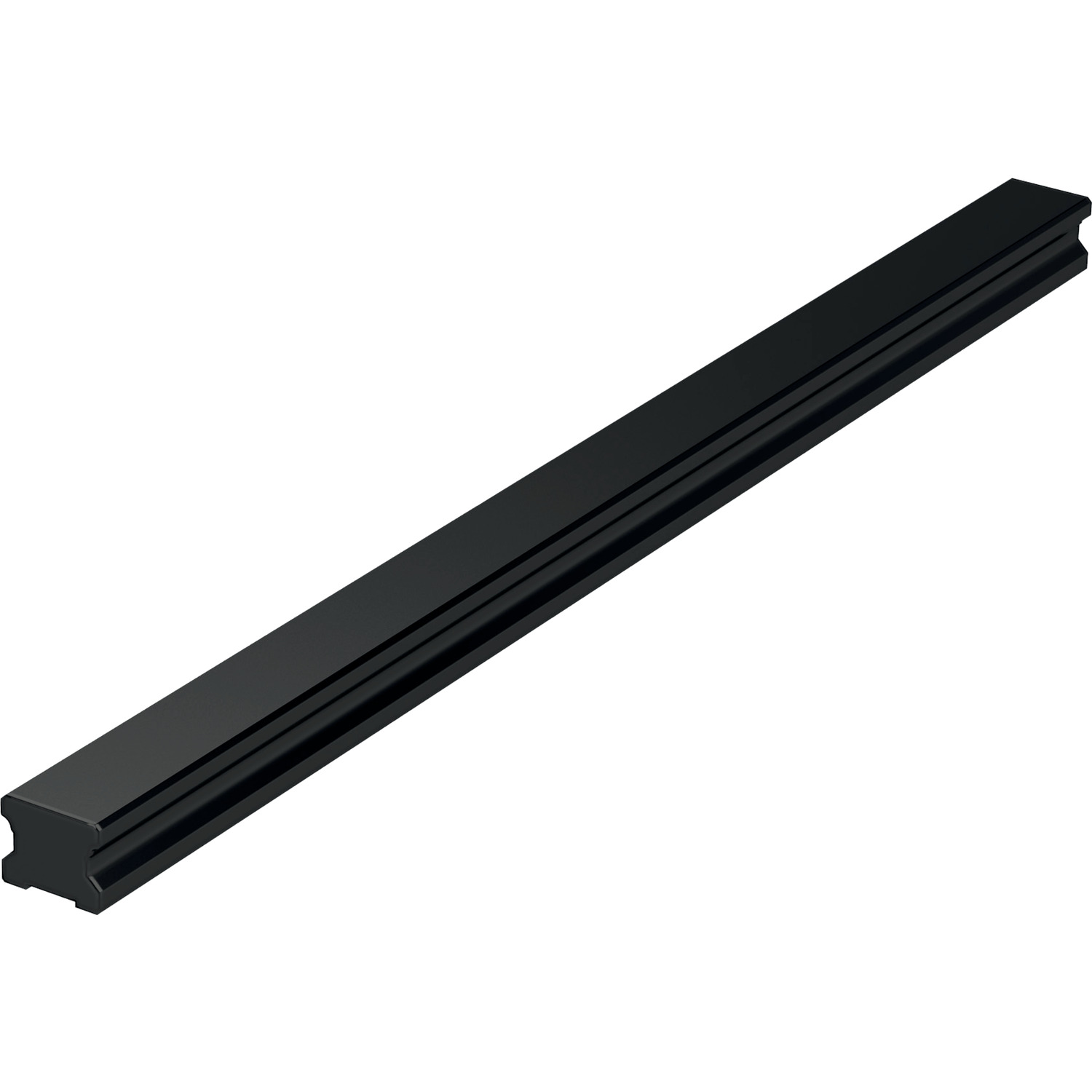 Product L1016.BR, 20mm Linear Guide Rail rear fixing, blackened / 