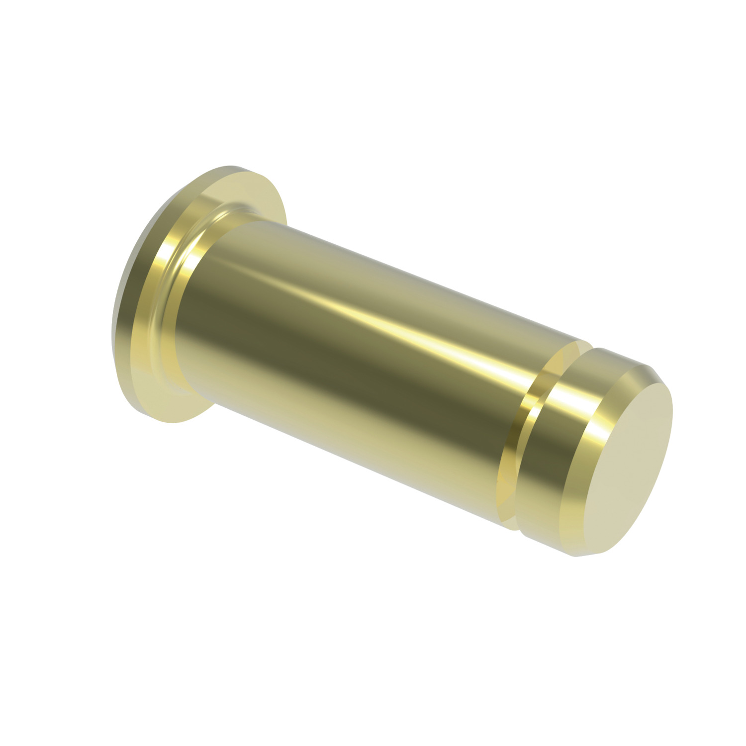 Clevis Pins - Imperial (NBI) Yellow zinc-plated clevis pins available from stock. Designed for use with clevis joints.