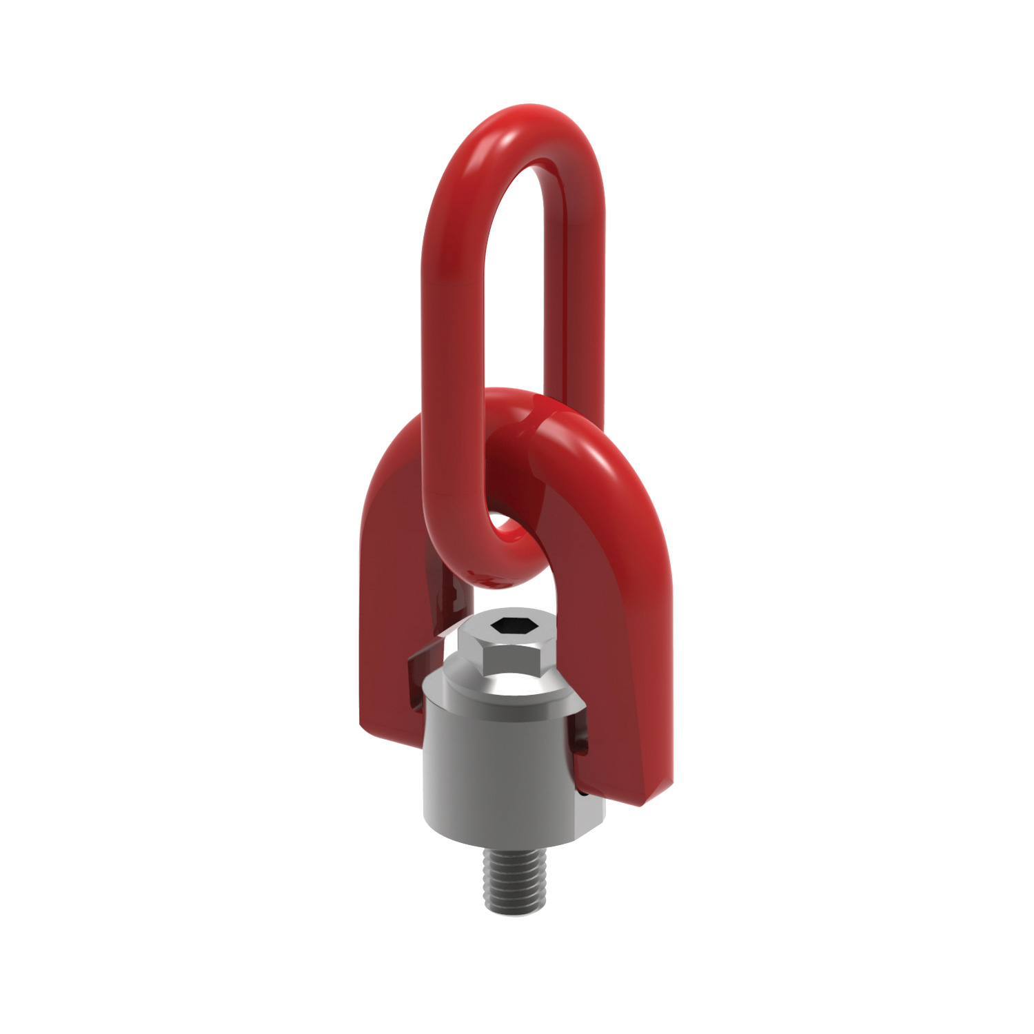 Triple Swivel Lifting Triple articulated lifting rings with a very low overhang for improved safety. Longer and shorter thread lengths can be supplied.