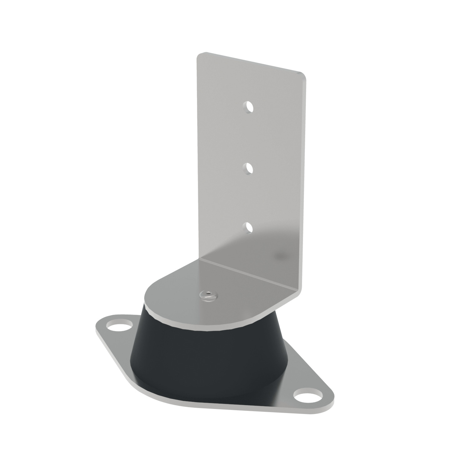 Acoustic Wall Damper right angle fixing These units are designed for installations where objects are suspended from the ceiling or the wall.