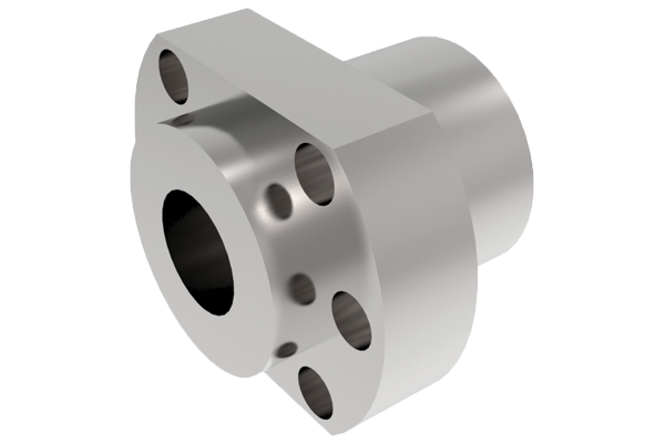 Centre flanged ball nut