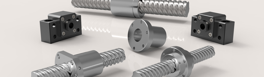 A variety of ball screws and ball nuts from Automotion Components
