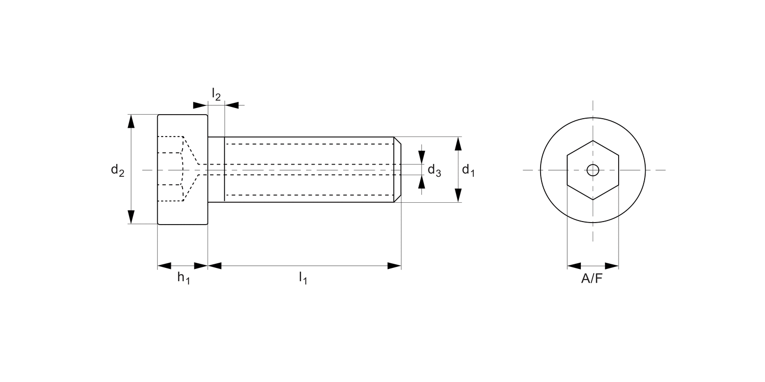 P0530.NP Cap Head Vented Screws