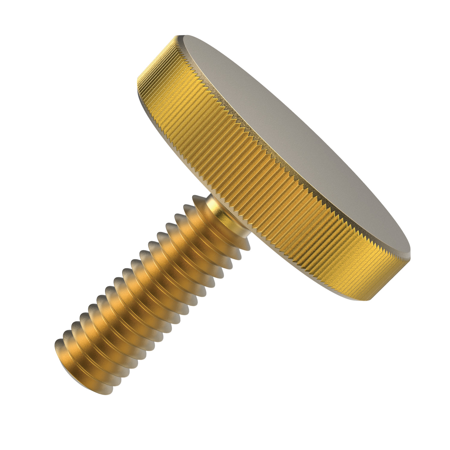 P0405.BR - Flat Knurled Thumb Screws