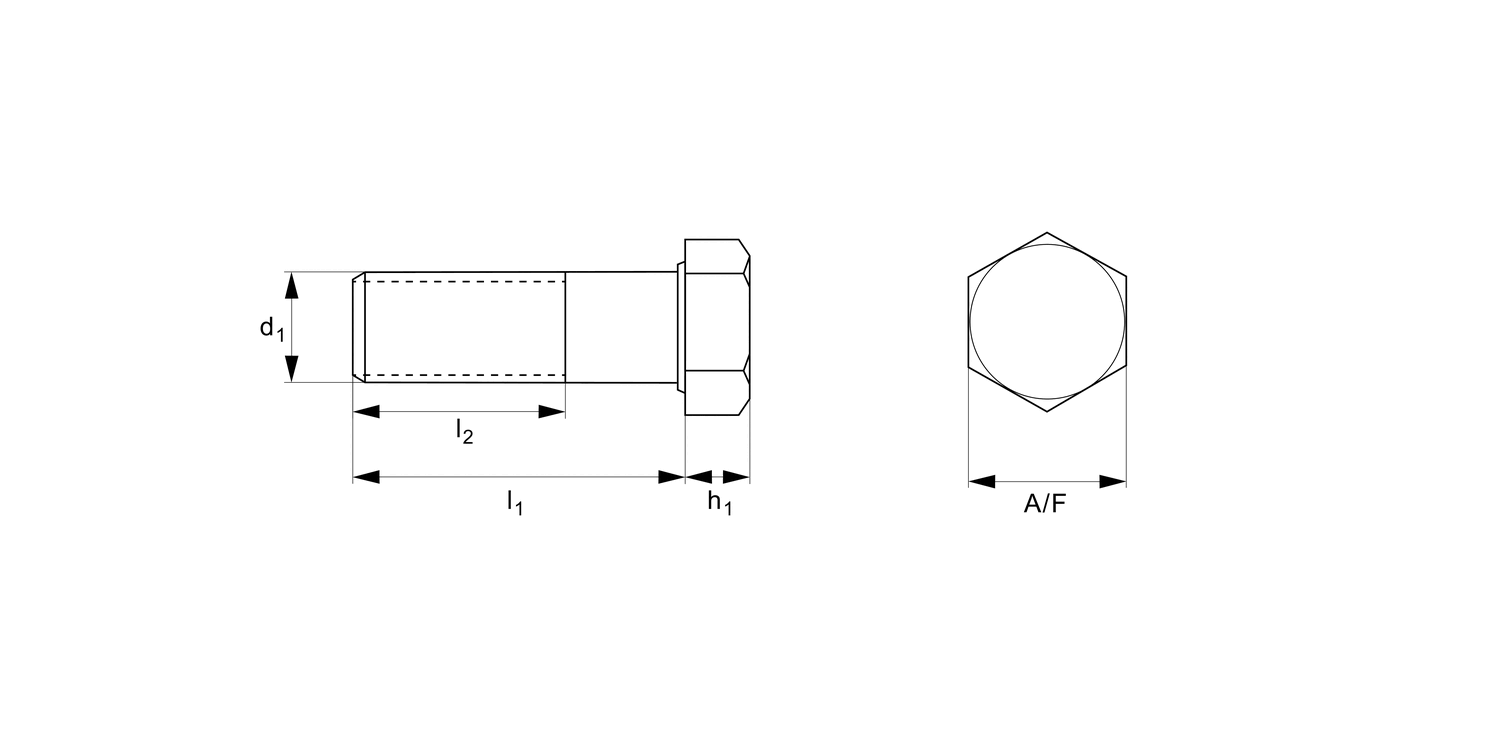 P0262.A4 Hexagon Head Bolts