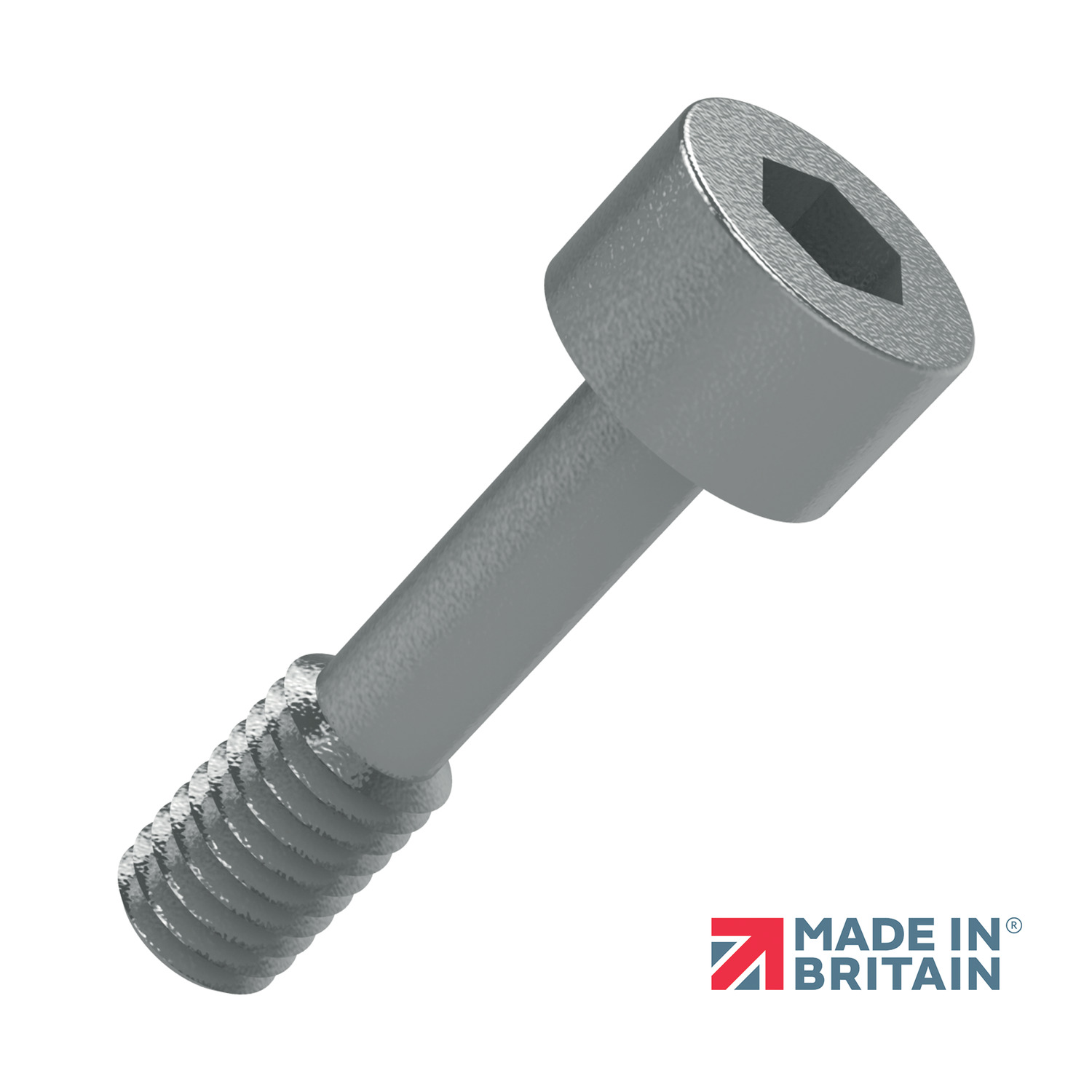 Captive Screws - Cap Head Cap head captive screw with hex drive in ASTM B348 grade 2 and grade 5 titanium. Captive screws provide added security when used as fastenings because they do not fall out of panels even when loosened. We can manufacture our entire range of captive screws and captive thumb screws in titanium.