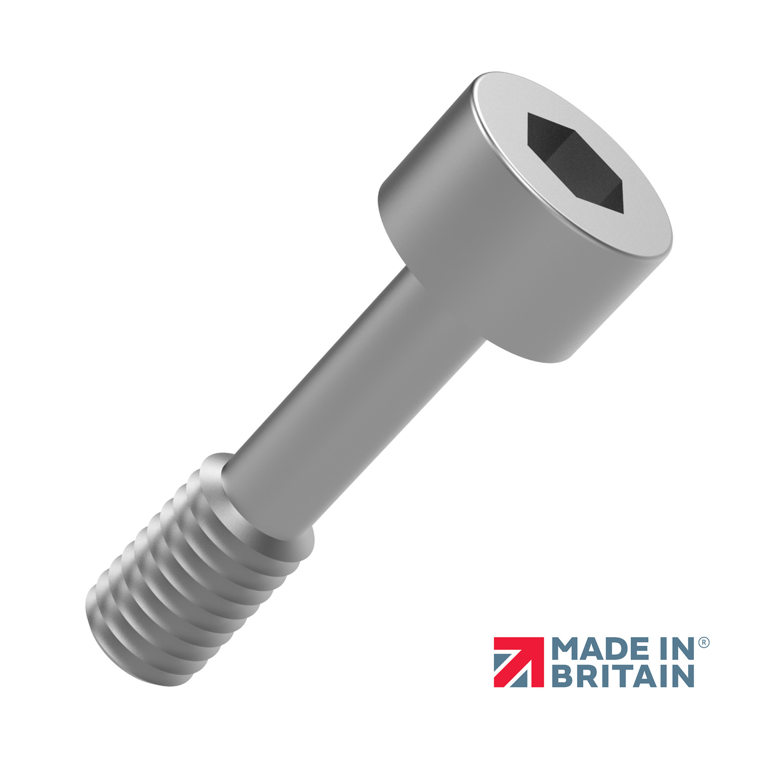 P0154.040-016-ZP Captive screws cap hex. socket M4x16 steel, white- zinc plated