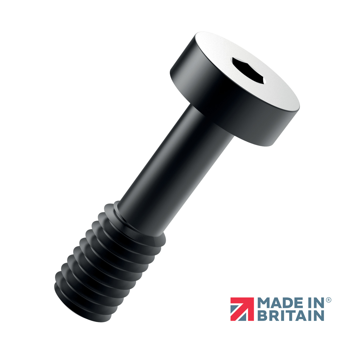 P0152.060-040-B2 Captive screws cheese hex. socket M6x40 stainless 303 series, 1.4305, black oxide coated