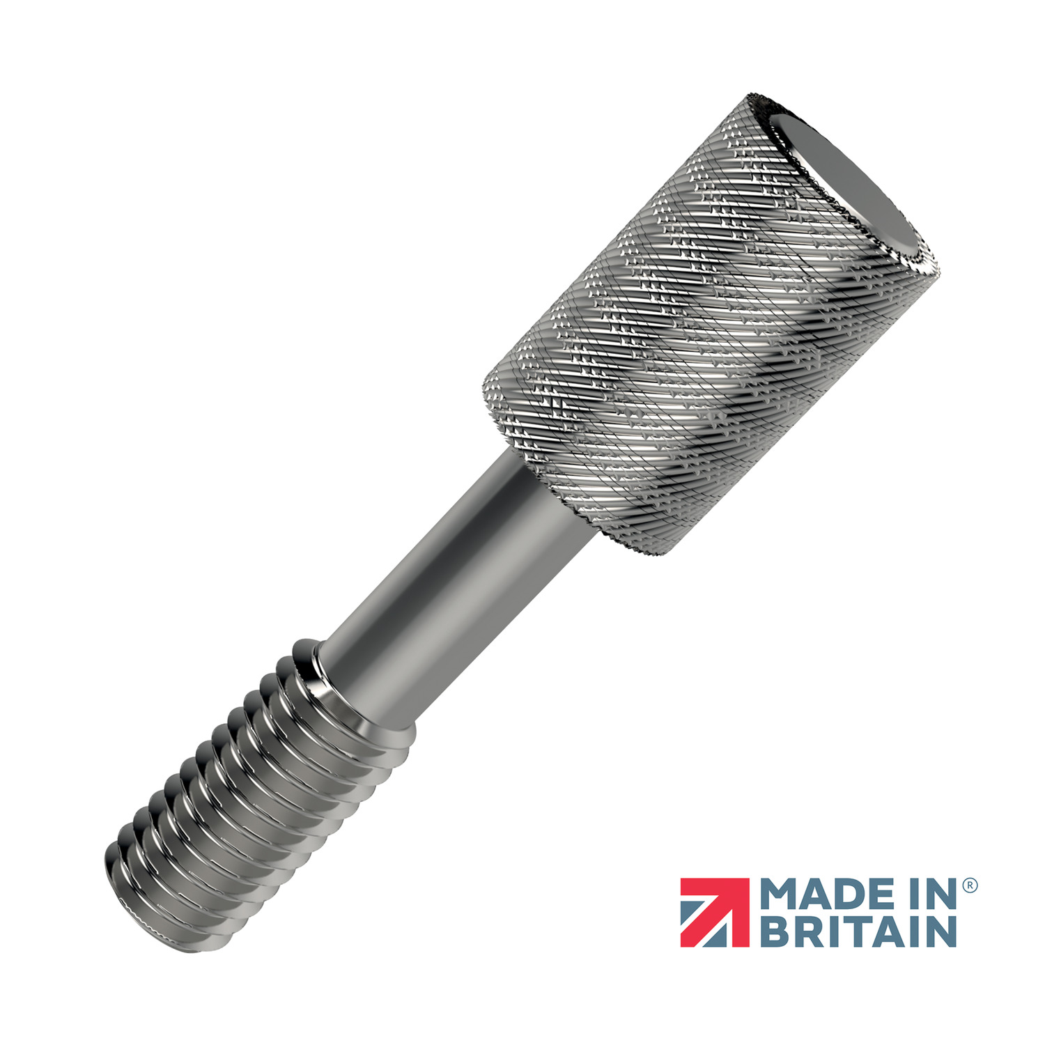 P0160.035-020-A4 Captive thumb screws  M3.5x20 s/s stainless 316 series, 1.440 EC:20181192 WG:05063055352239