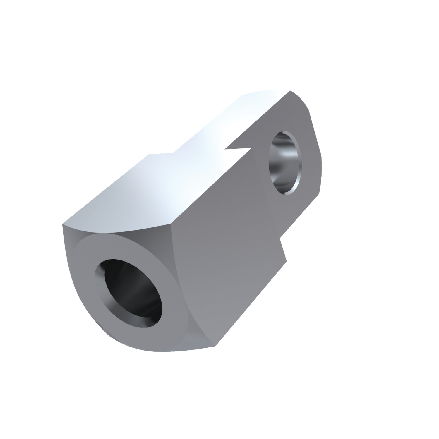 Mating Piece for Clevis Joints Female clevis mating pieces designed specifically for use with our clevis joints, fitting perfectly between the forks of the clevis to create a flexible fastening assembly.