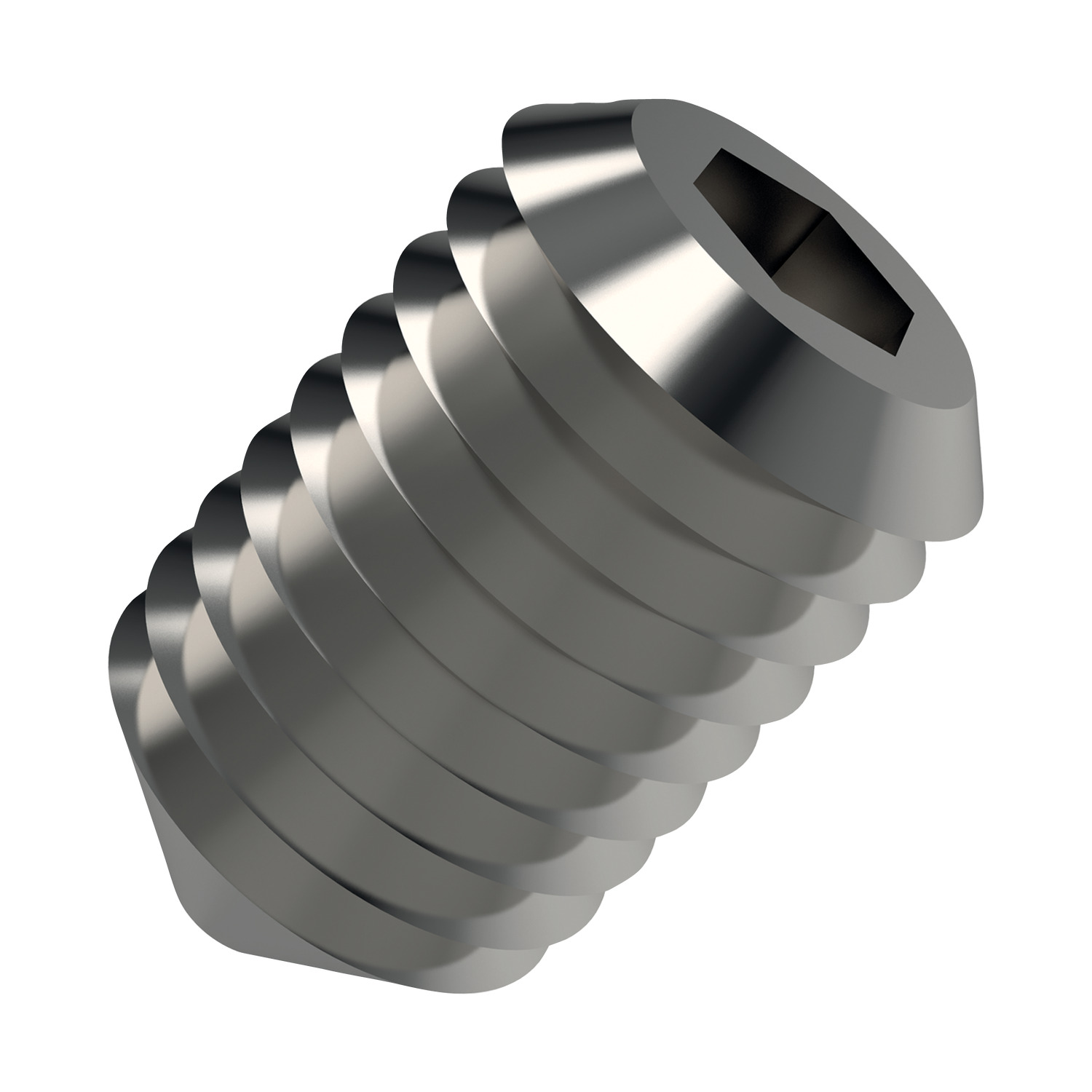 P0273.040-006-ZP Socket set screw cone p M4x6 ZP DIN 914