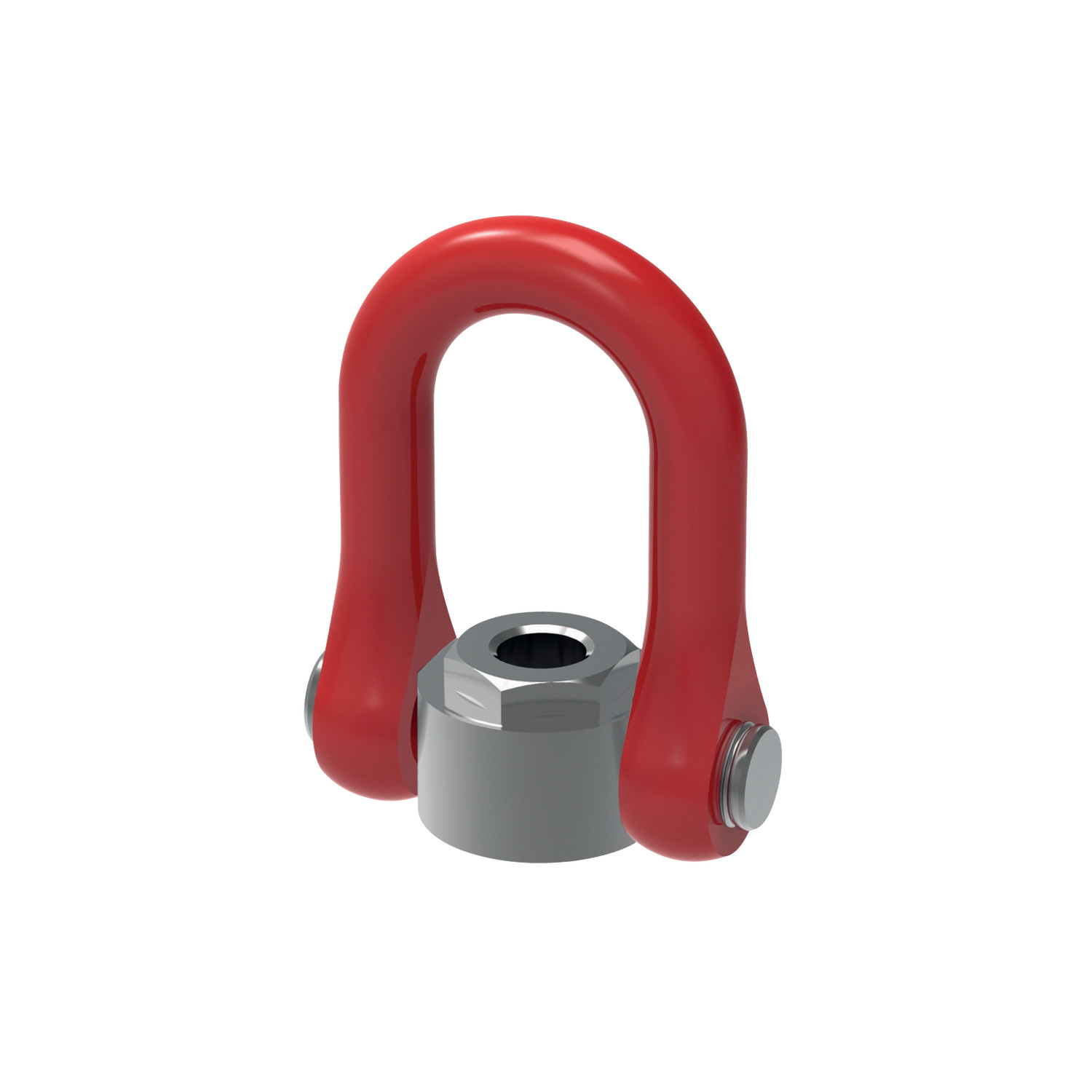 Double Swivel Shackle Nuts Female Double swivel shackle nuts with female threads. Available from M24 to M52 and up to UNC 2"-4 1/2. Capable of supporting loads of up to 89 tons.