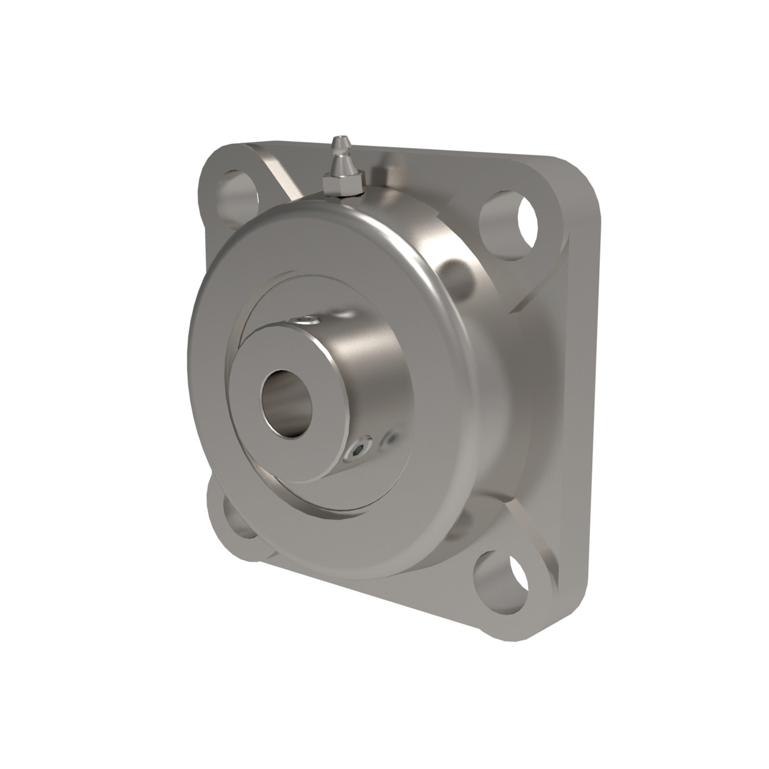 L1872.015 Four-bolt flanged units Ø15, A2 stainles 