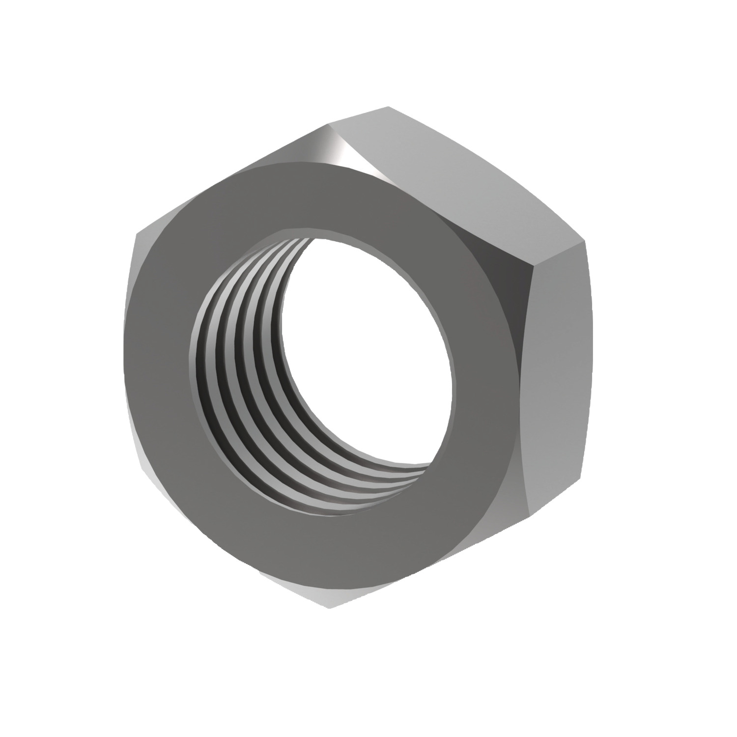 Lock Nuts Coarse Thread Coarse thread lock nuts. Manufactured to DIN 439. Made from steel, self-coloured. Sizes range from M2 to M60.