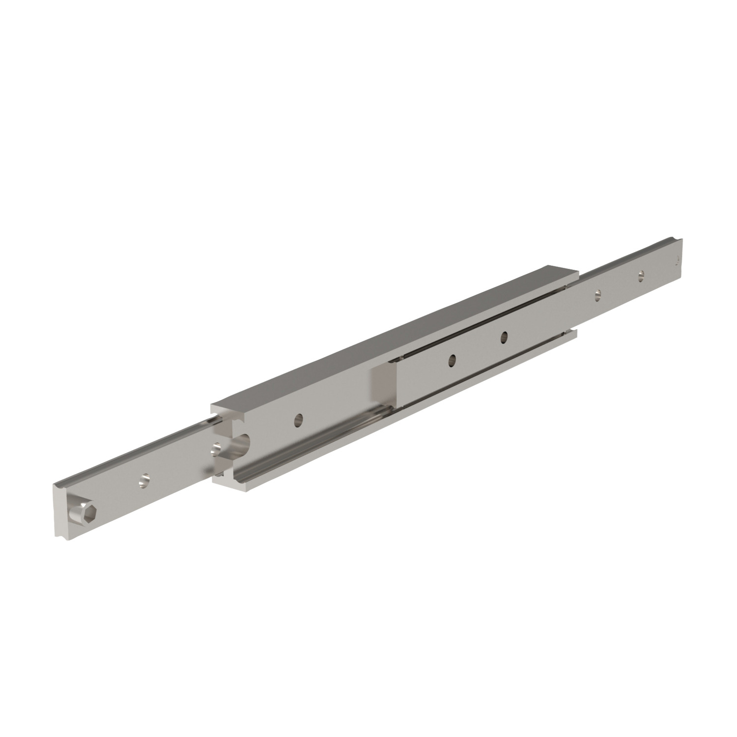 L2051.0200 Stainless AISI 316 slide l 200 size 40 Stainless steel (A4,AISI 316) -rail , balls & cage