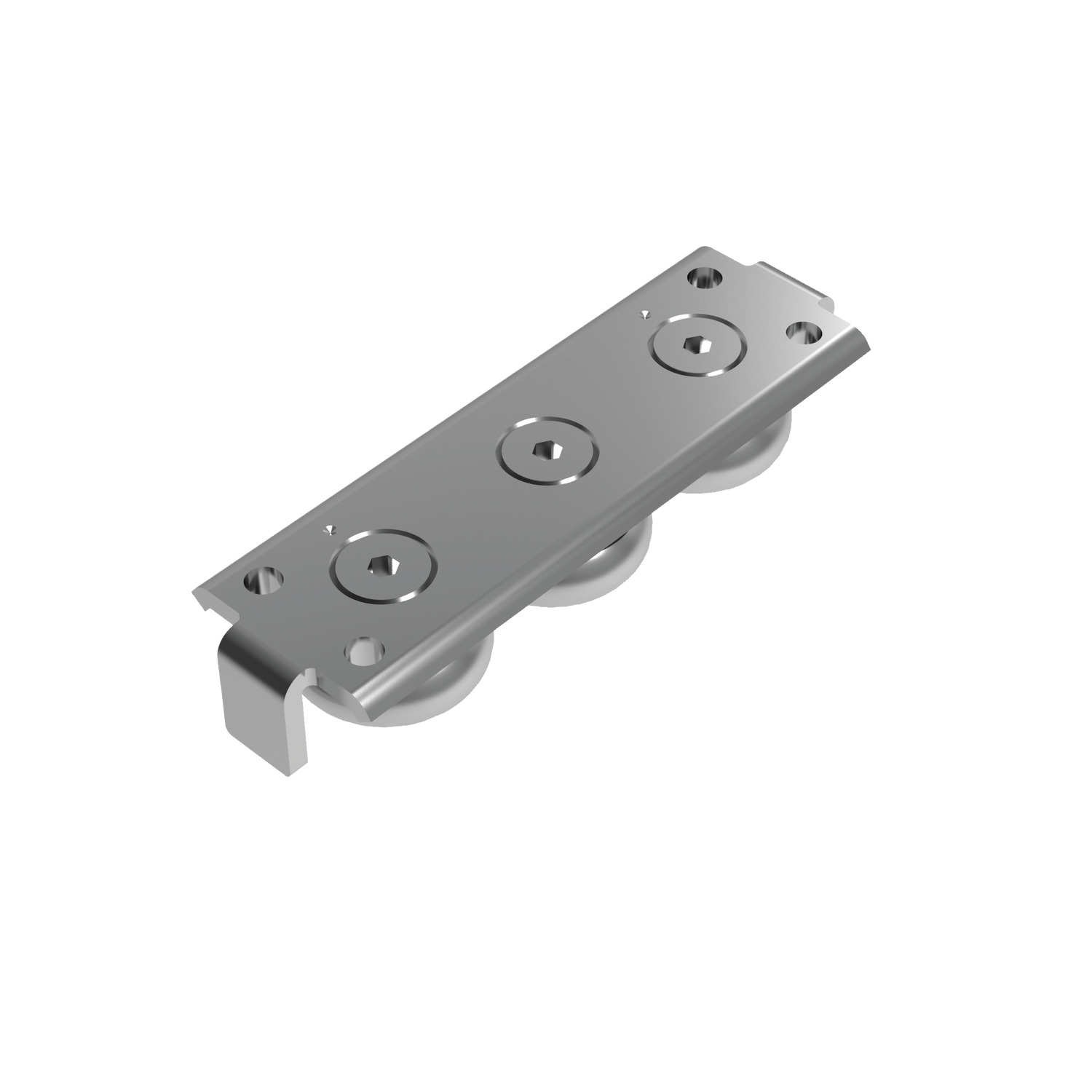 Product L1971.LP, Low Profile Stainless Sliders for T rail (master) / 
