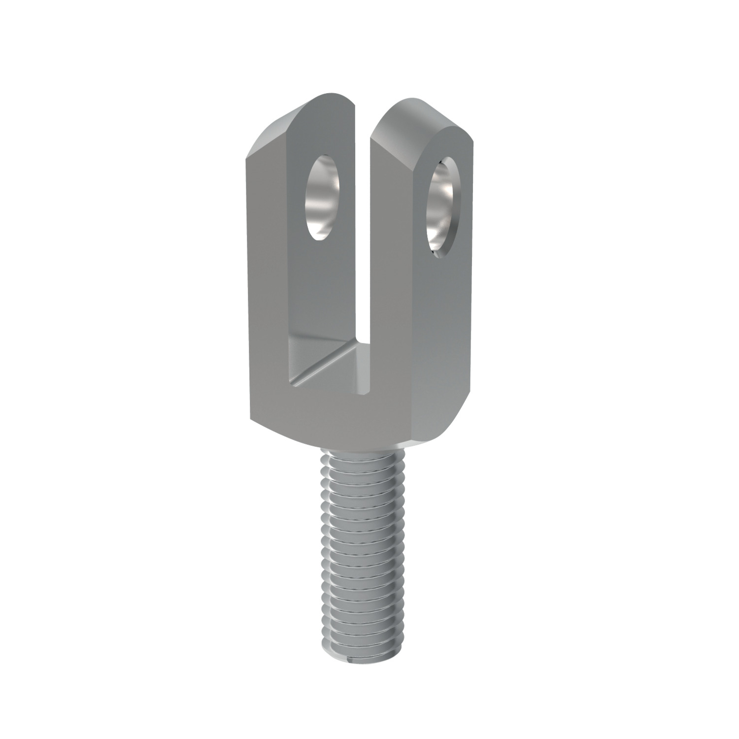 Product R3410, Male Clevis Joints silver zinc plated / 