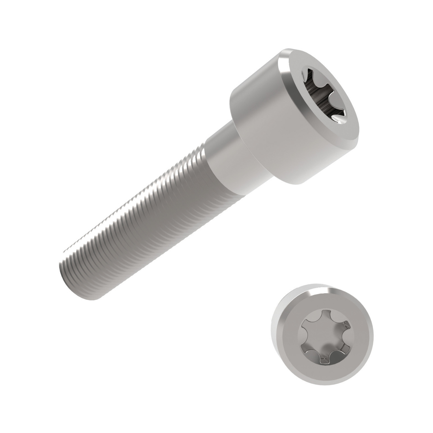 TX Cap Screws- hexalobular drive Stainless Steel A2. For the majority of screw lengths the threads goes all the way to the head of the screw (i.e. l1= l2) less 2.5 thread pitches.For longer length screws the threaded portion l21. Also available in Stainless Steel A4 (P0202.A4).
