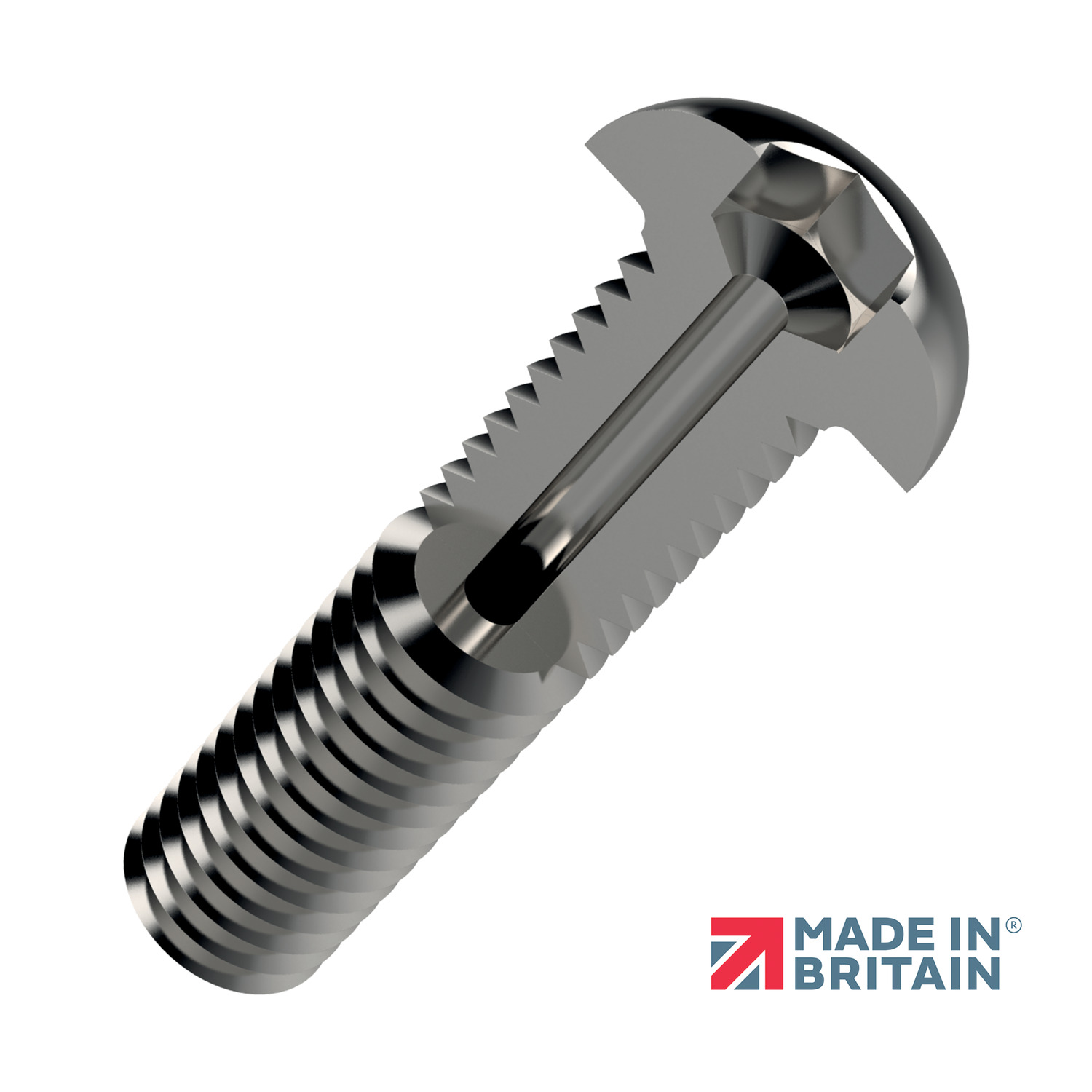 Vented Screws -  Socket Button Head Socket button hed vented screw in AISI 304 series stainless steel. AISI 316 stainless steel version also available (P0094.A4). To ISO 7380 (with central vent).