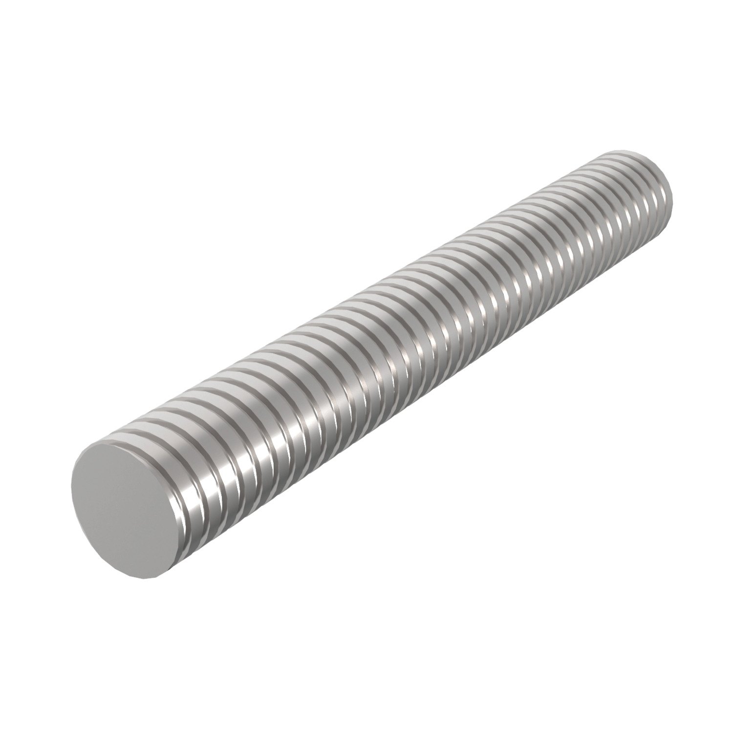 Stainless 304 Lead Screws Left hand thread. Rolled trapezoidal thread, stainless steel (AISI 304, A2). Manufactured to ISO 2901/2093, DIN103.