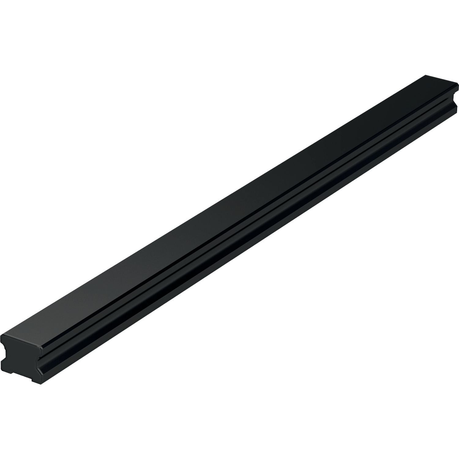 L1016.BRF25-2260 Blackened linear guide rail rear fixing Hardened and ground steel. 25mm 2260