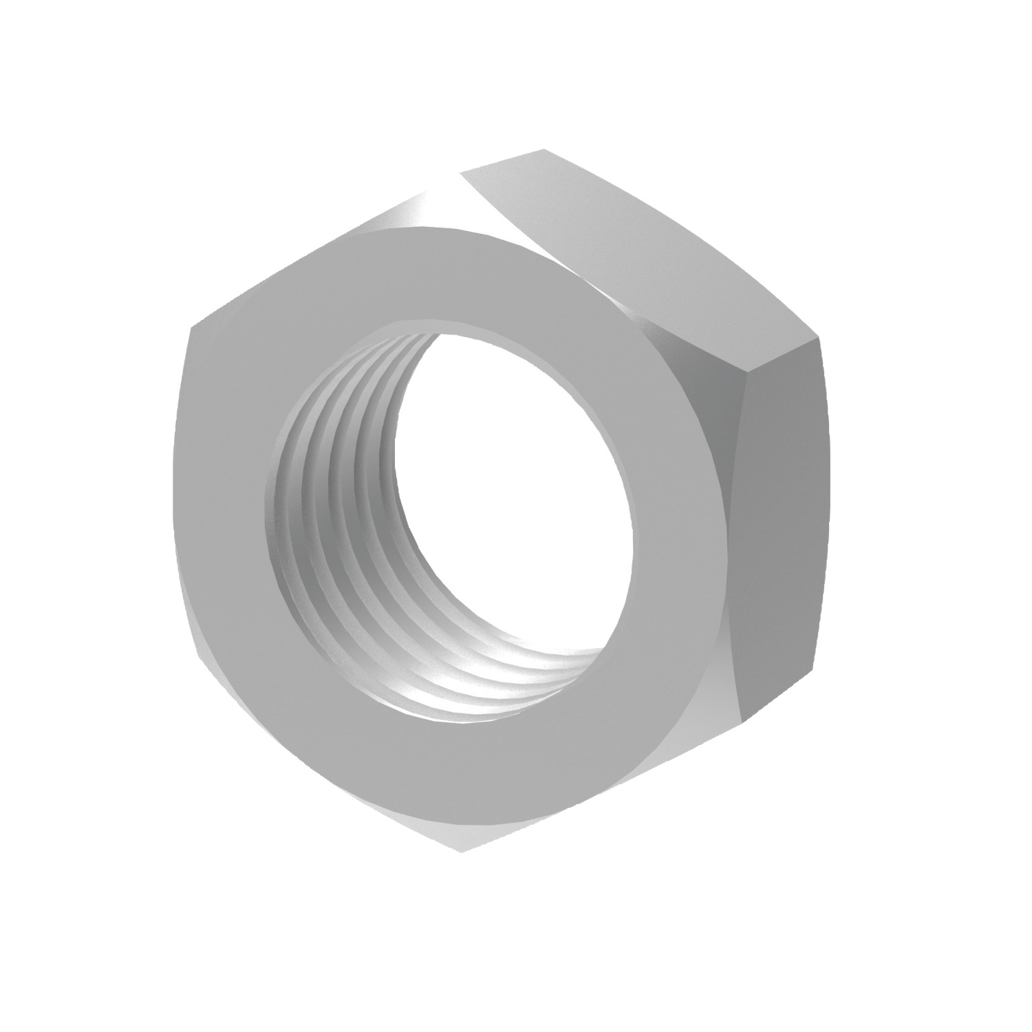 Lock Nuts Fine Thread Lock nuts (half nuts) to DIN 439. Standard fine pitch, steel zinc-plated.M8 to M36.