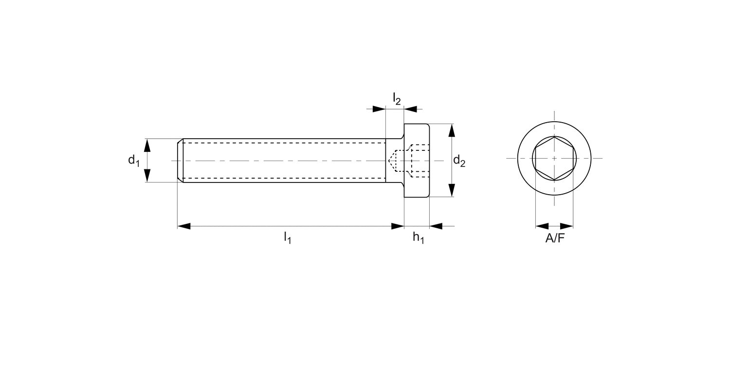 P0511.NP Low Cap Head Hex Socket Screws