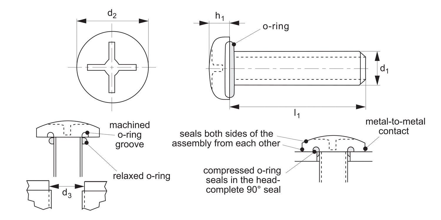 P0170 Pan Head Seal Screws