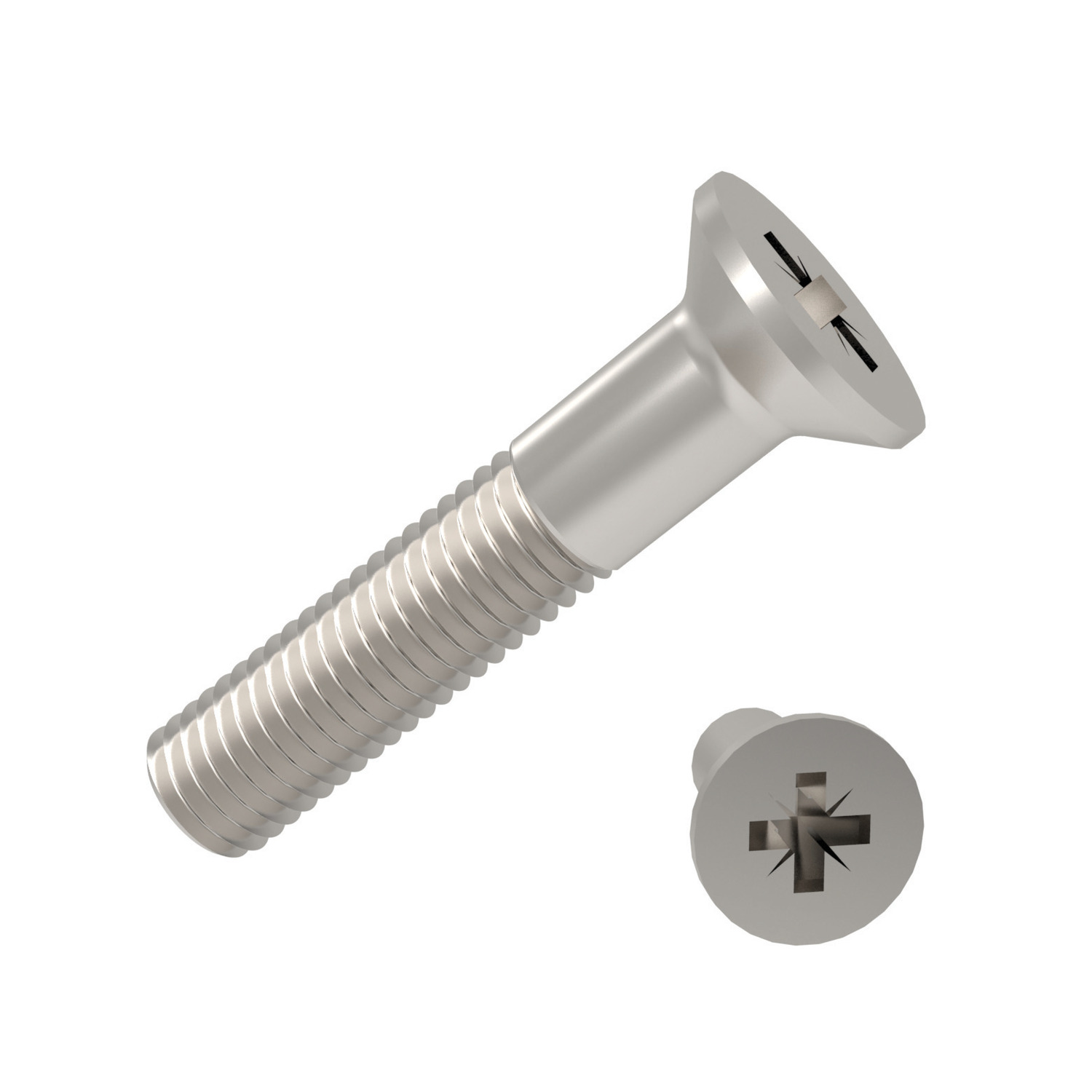 P0221.ZP Pozi Countersunk Machine Screws