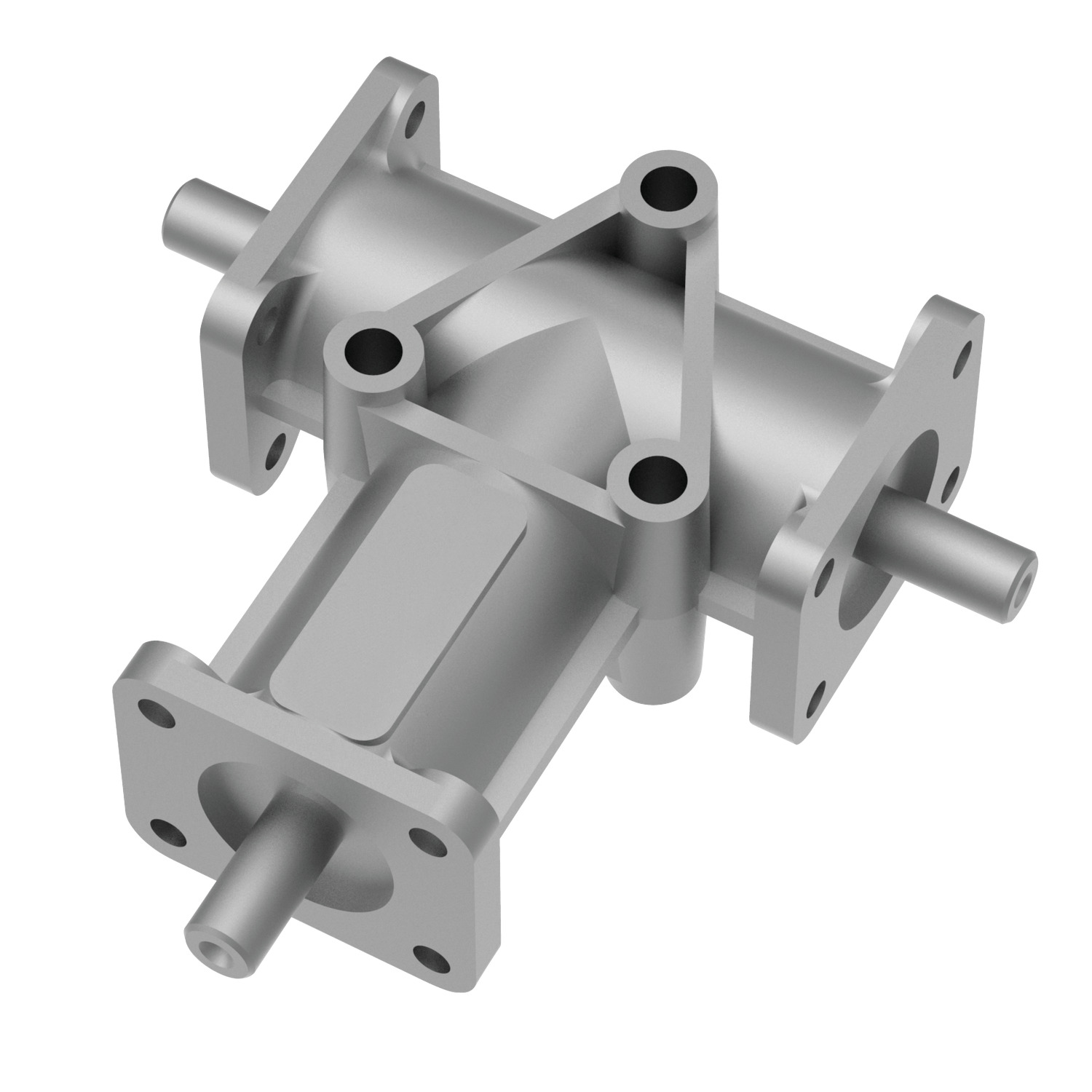 Right Angle Drives - 3 Shafts May also be used as speed increasers (here the max. shaft input speed for a 1:2 ratio unit is 750 rpm).