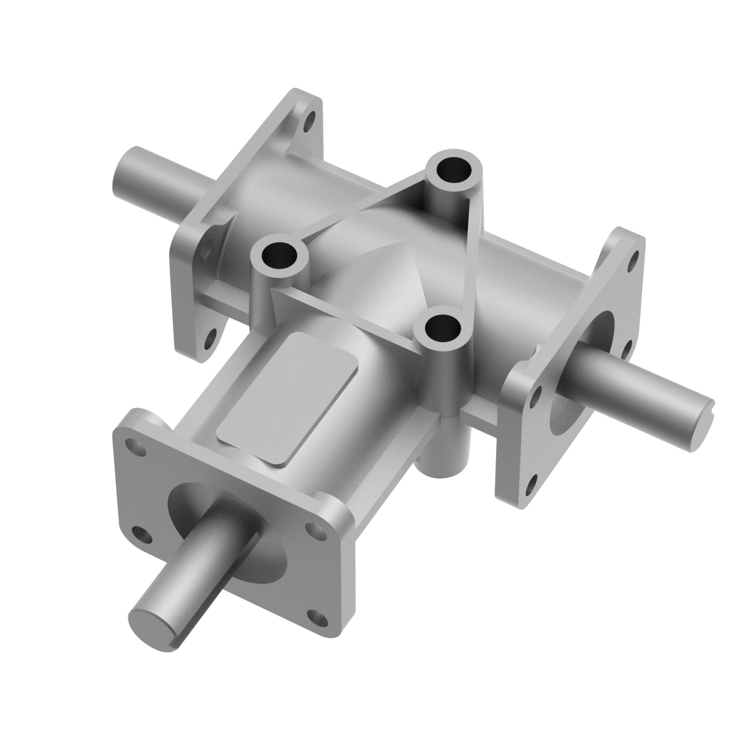 Right Angle Drives - 3 Shafts Very low operating noise levels. Temperature range is -20° to +80°.