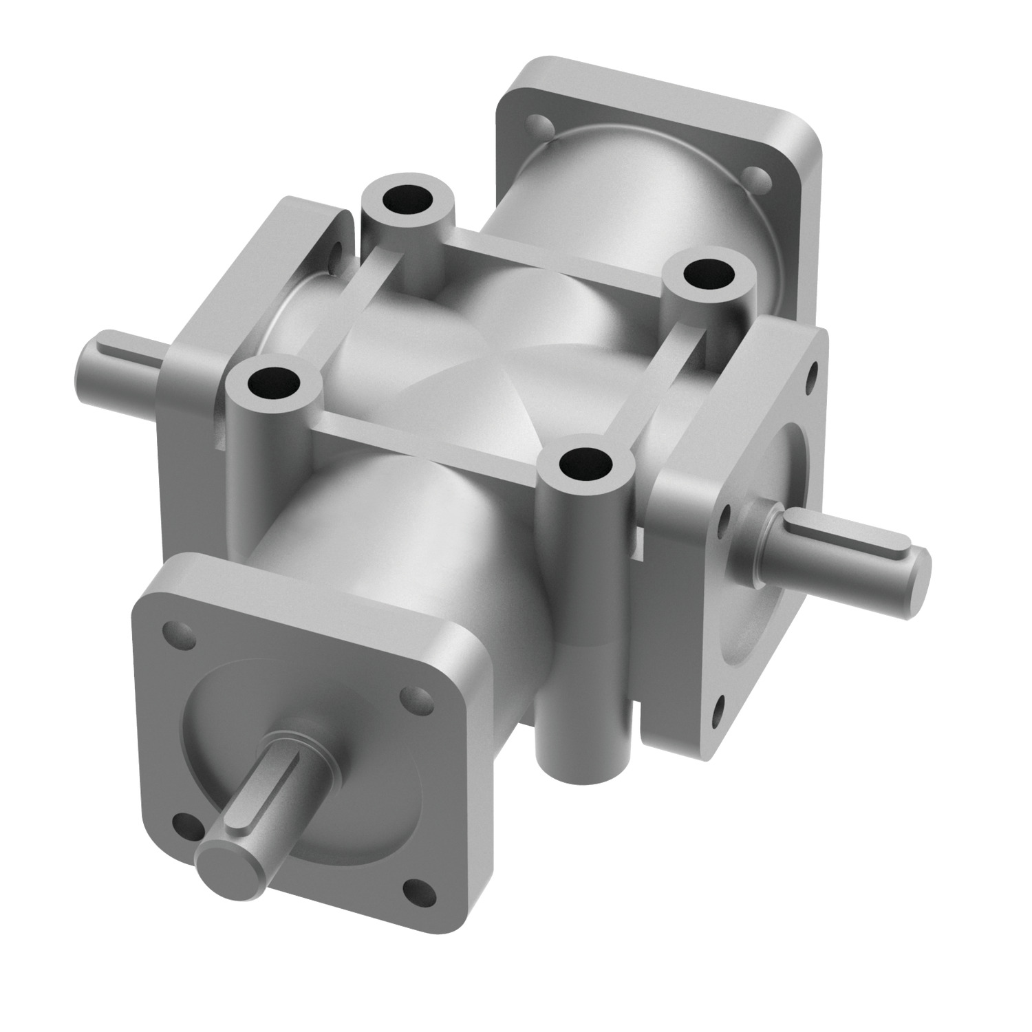 Right Angle Drives - 3 Shafts Very low operating noise levels. Temperature range is -20° to +80°.