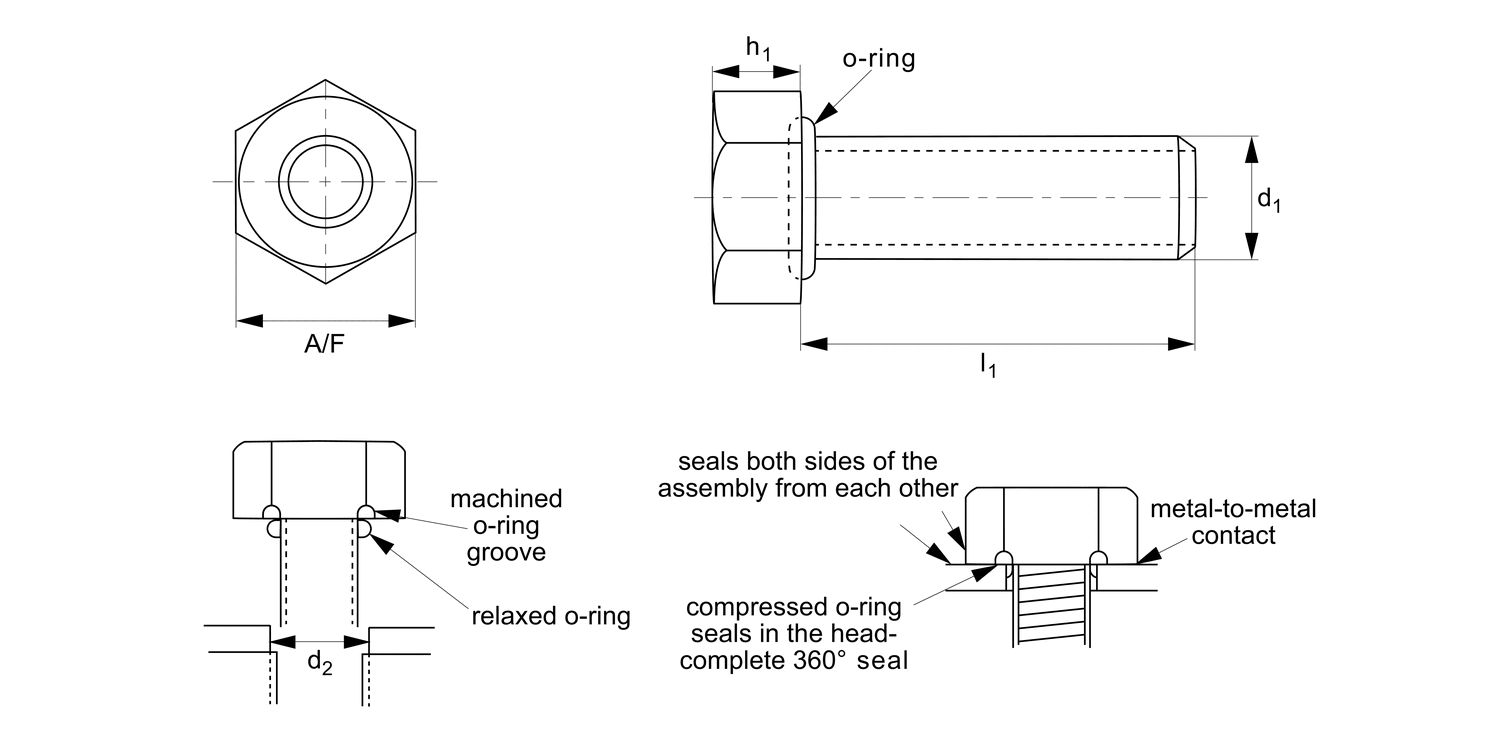 P0176 Integral Seal Bolts