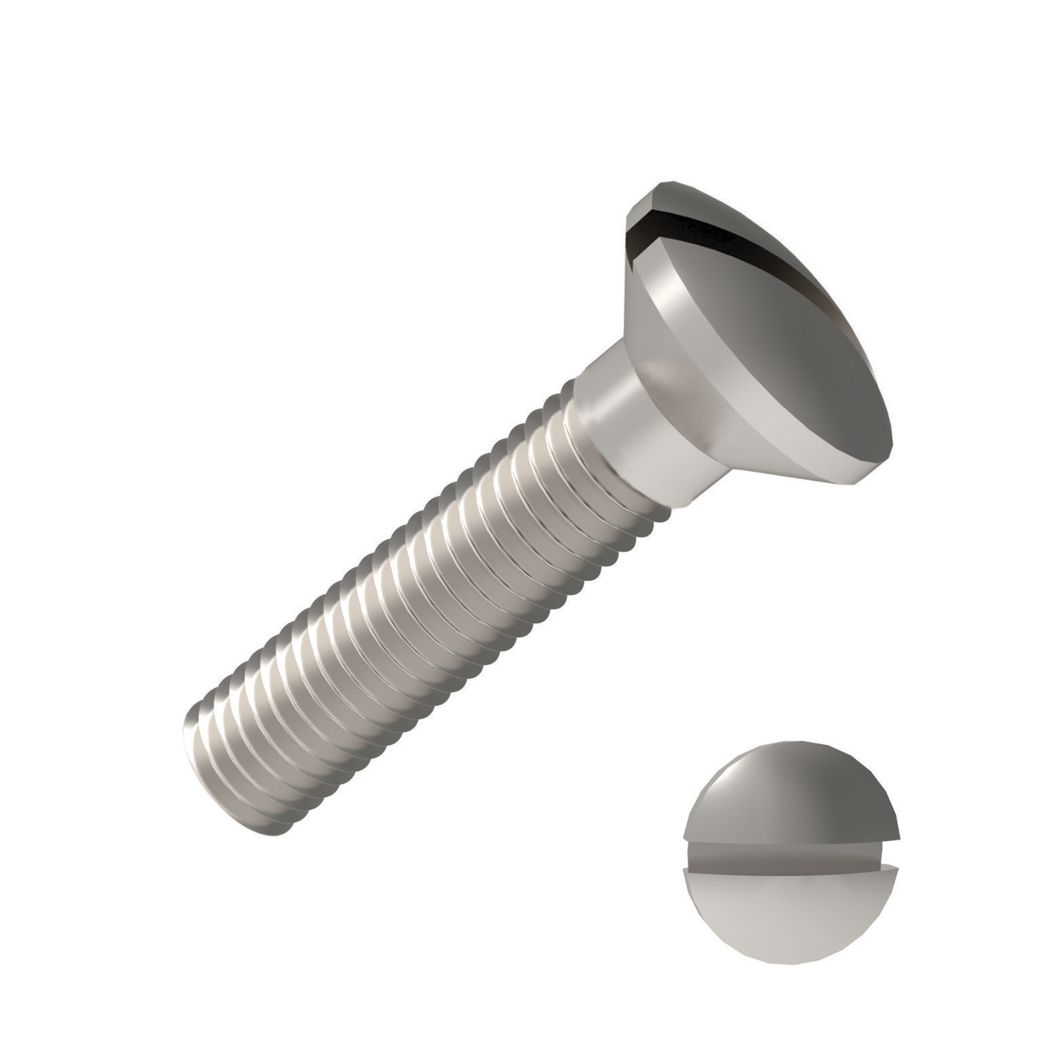 P0228.A2 - Slot Raised Countersunk Screws