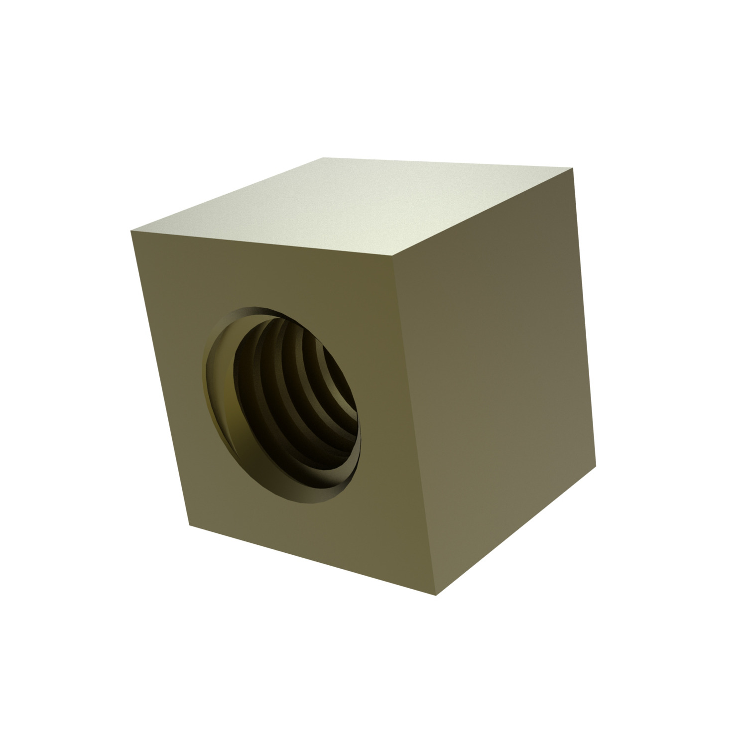 L1335 - Square Brass Nuts