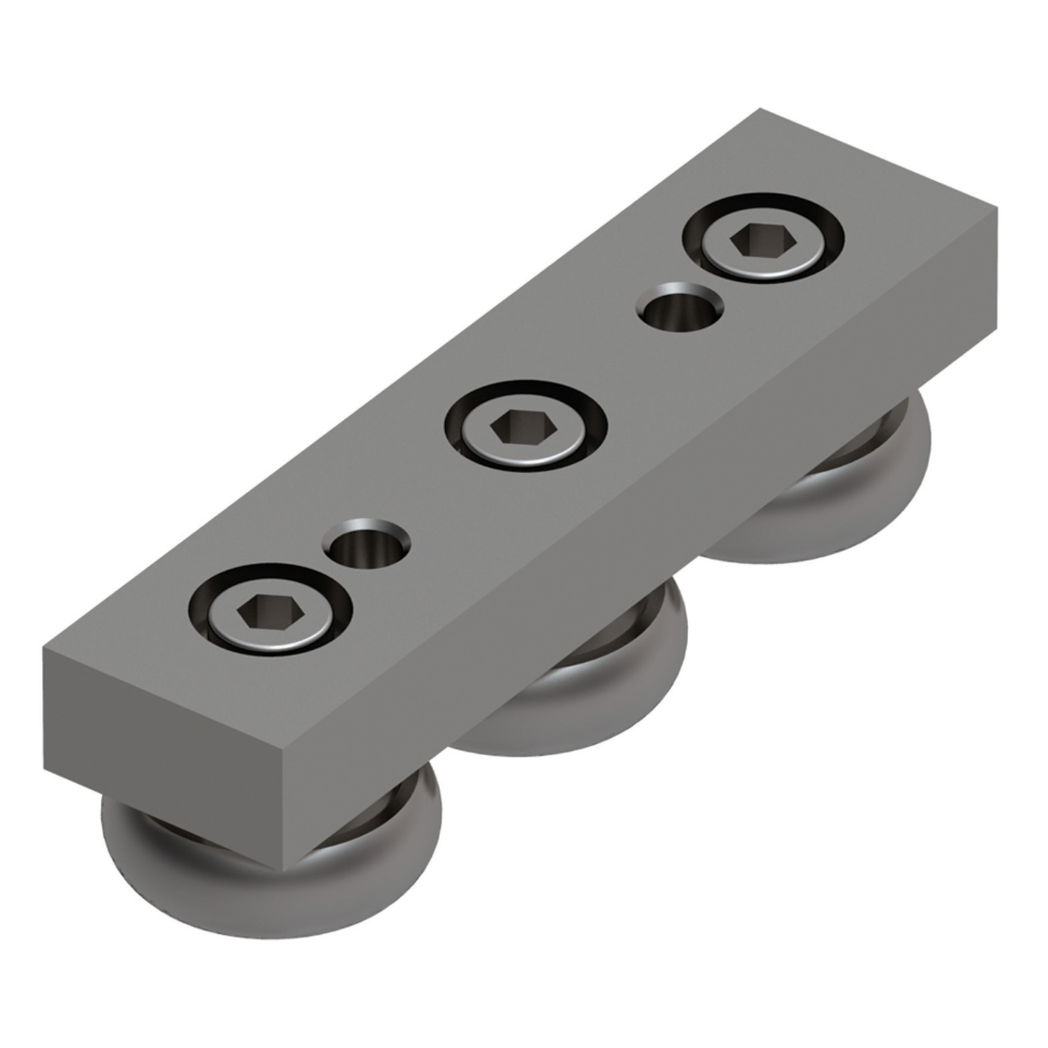 L1971.26T-080 Sliders for stainless X rail T profile