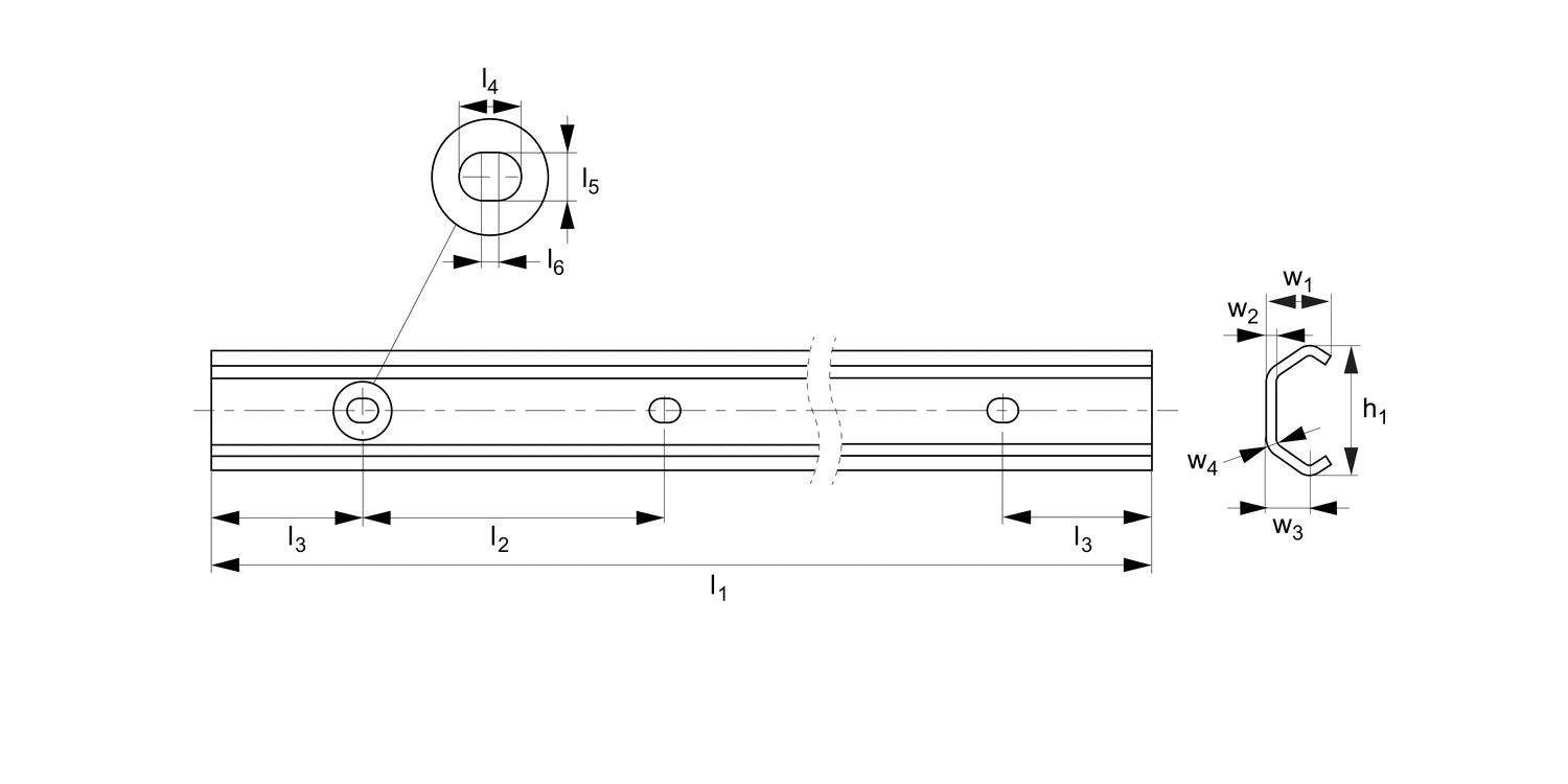 L1971.T Stainless X Rail