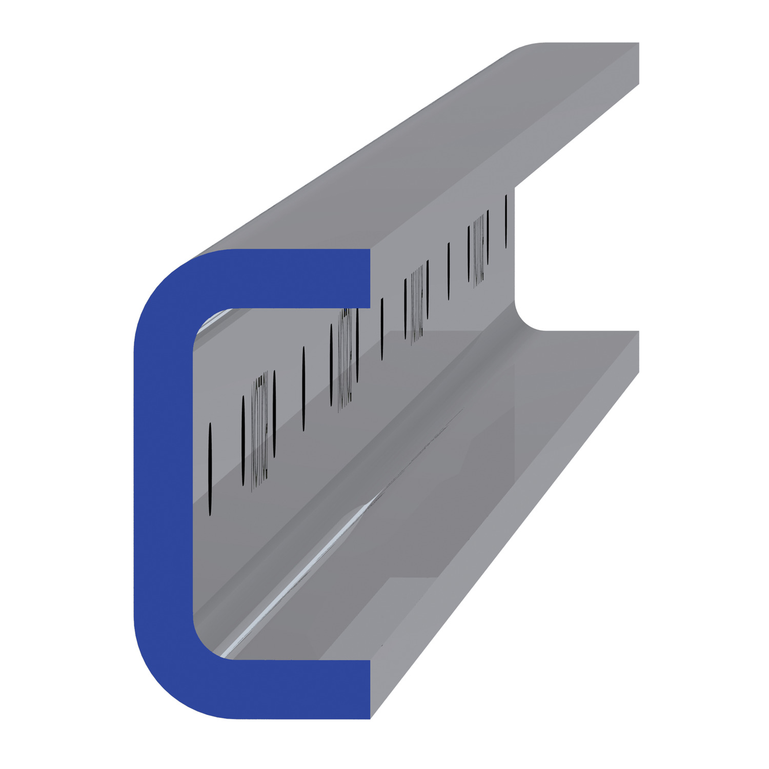 L1971.40U-1040 Steel Xrail U Rail (slave)