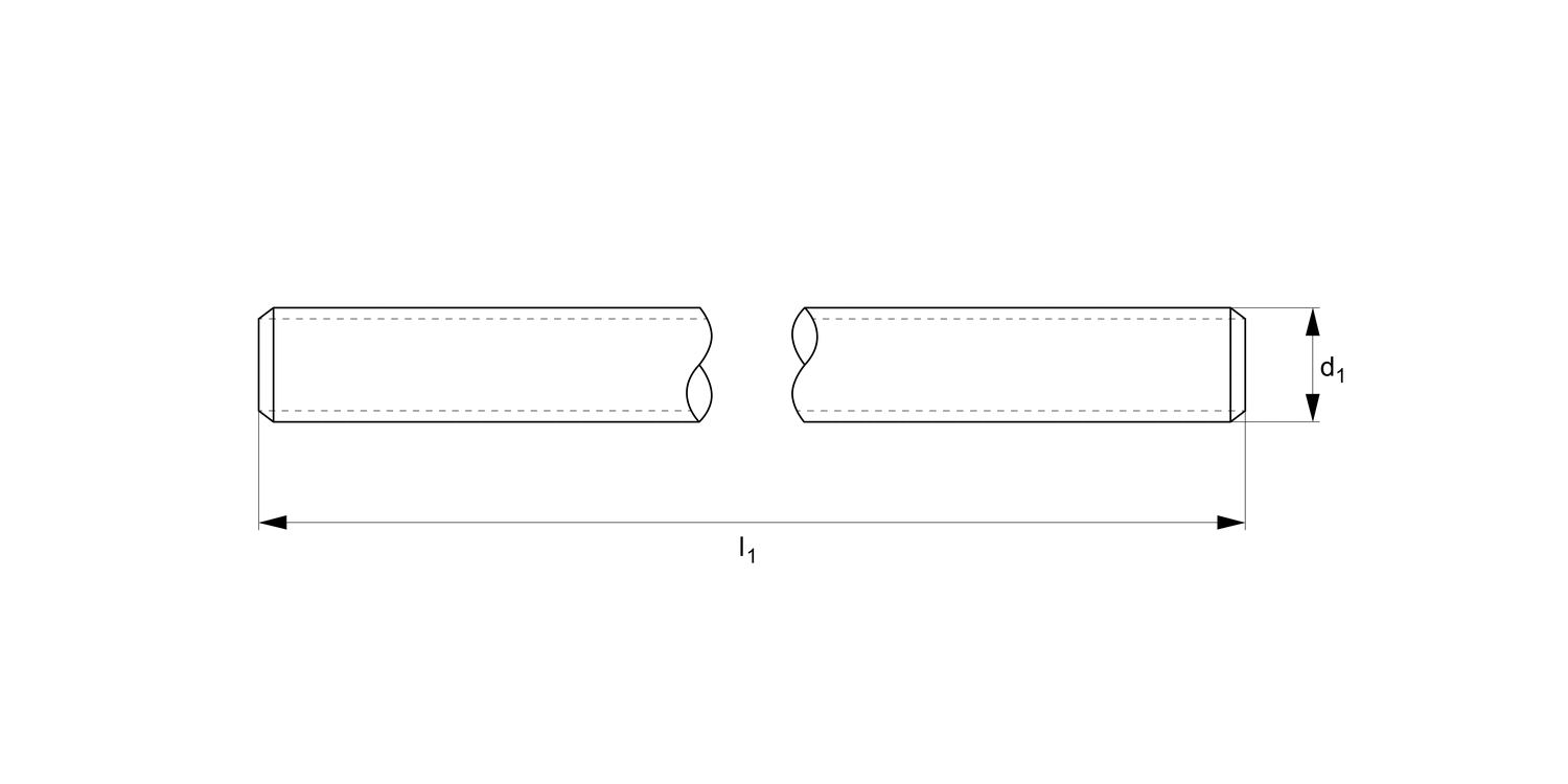 P0291.ZP Threaded Studs