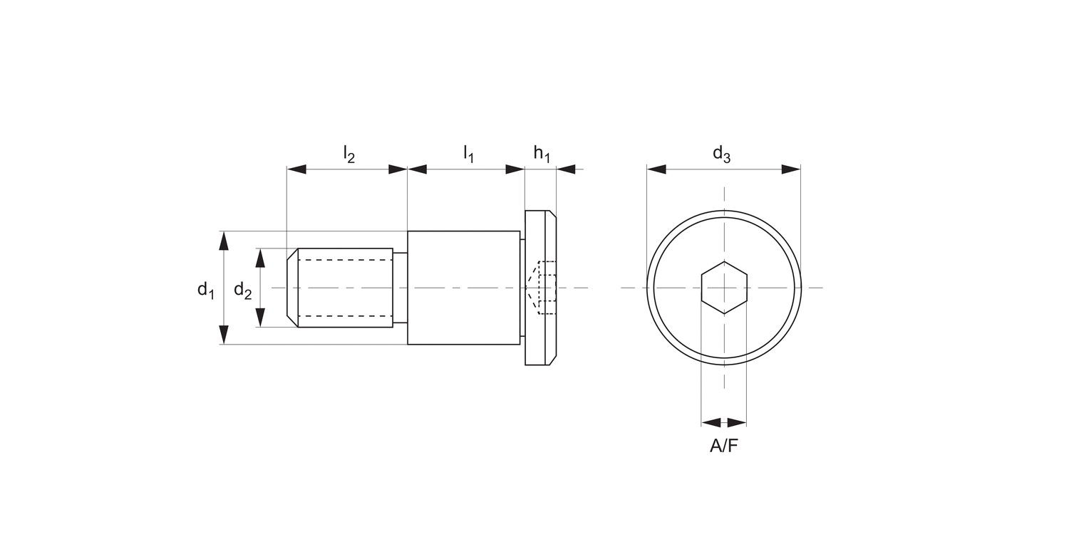 P0134.A2 Ultra Low Head - Shoulder Screw