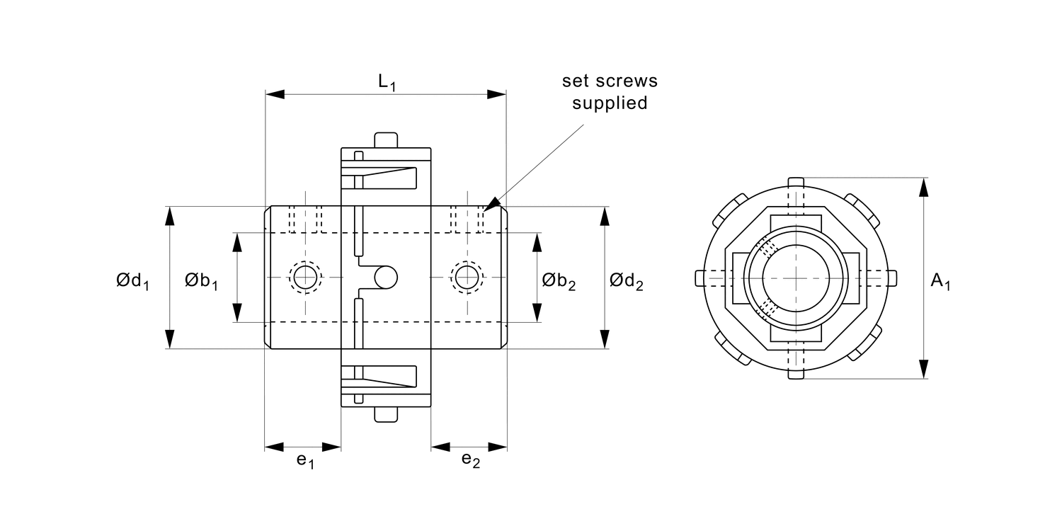 R3062 Universal Lateral coupling