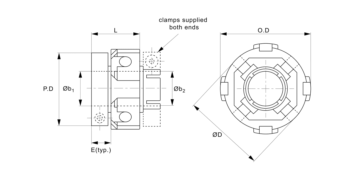 R3063 Universal Lateral coupling