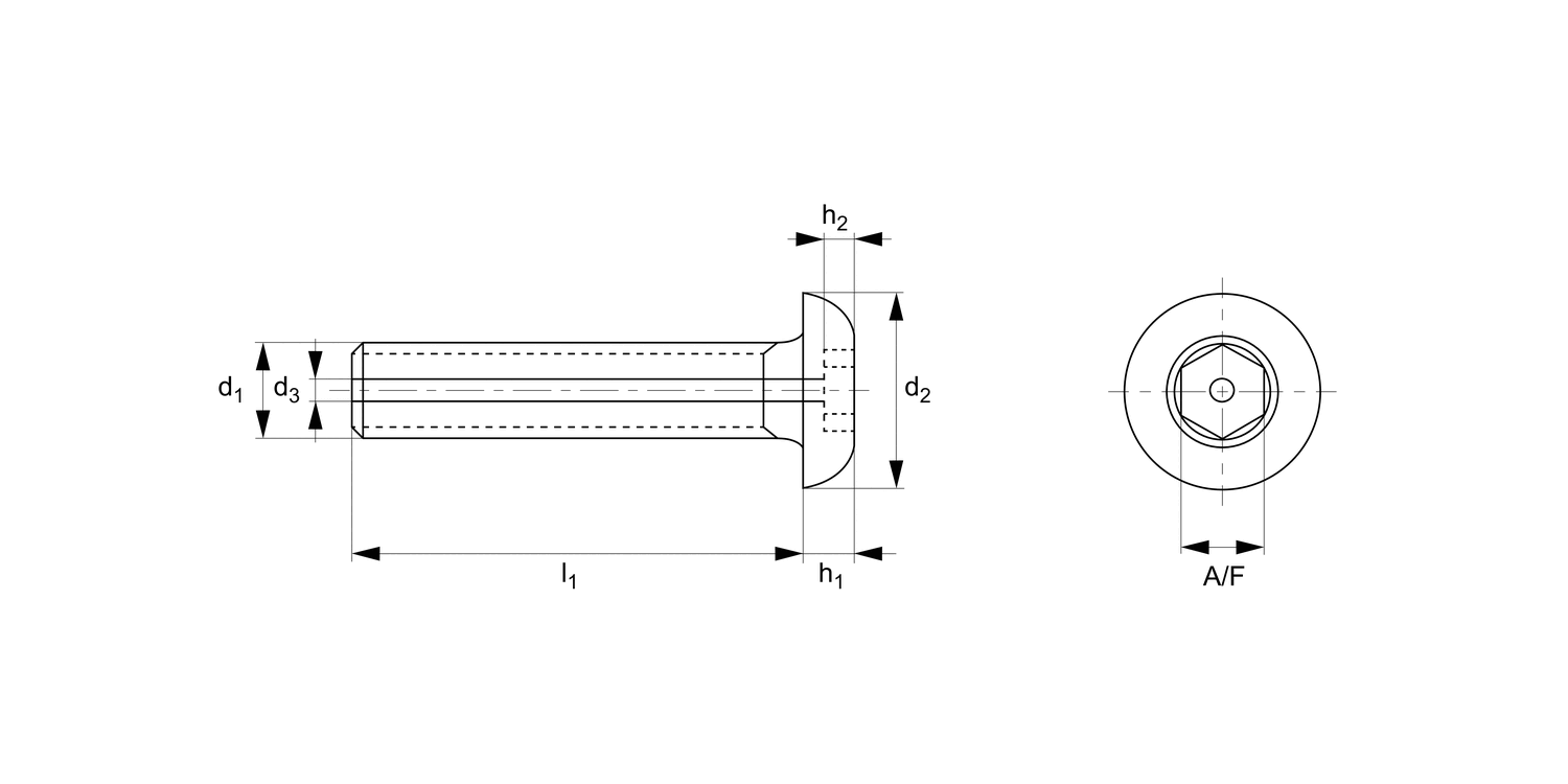P0094.A2 Vented Screws - Socket Button Head