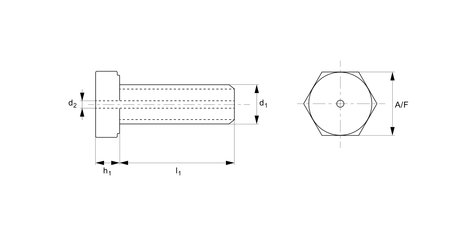P0091.A2 Vented Screws - Hex. Head