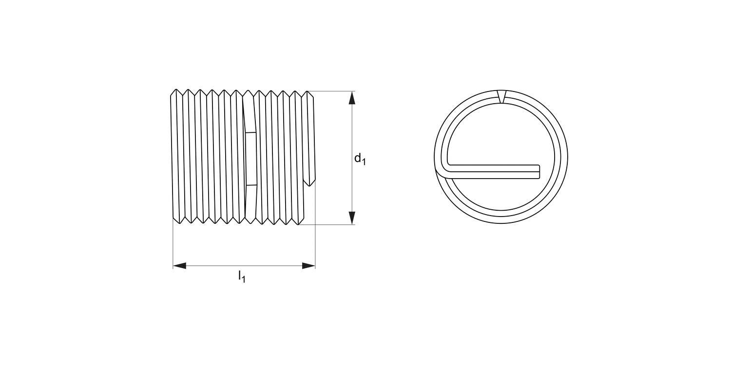 P0081 Wire Thread Inserts - Screw Lock