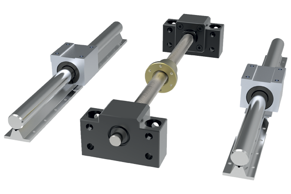 Shaft support rails are a good option to support lead screws